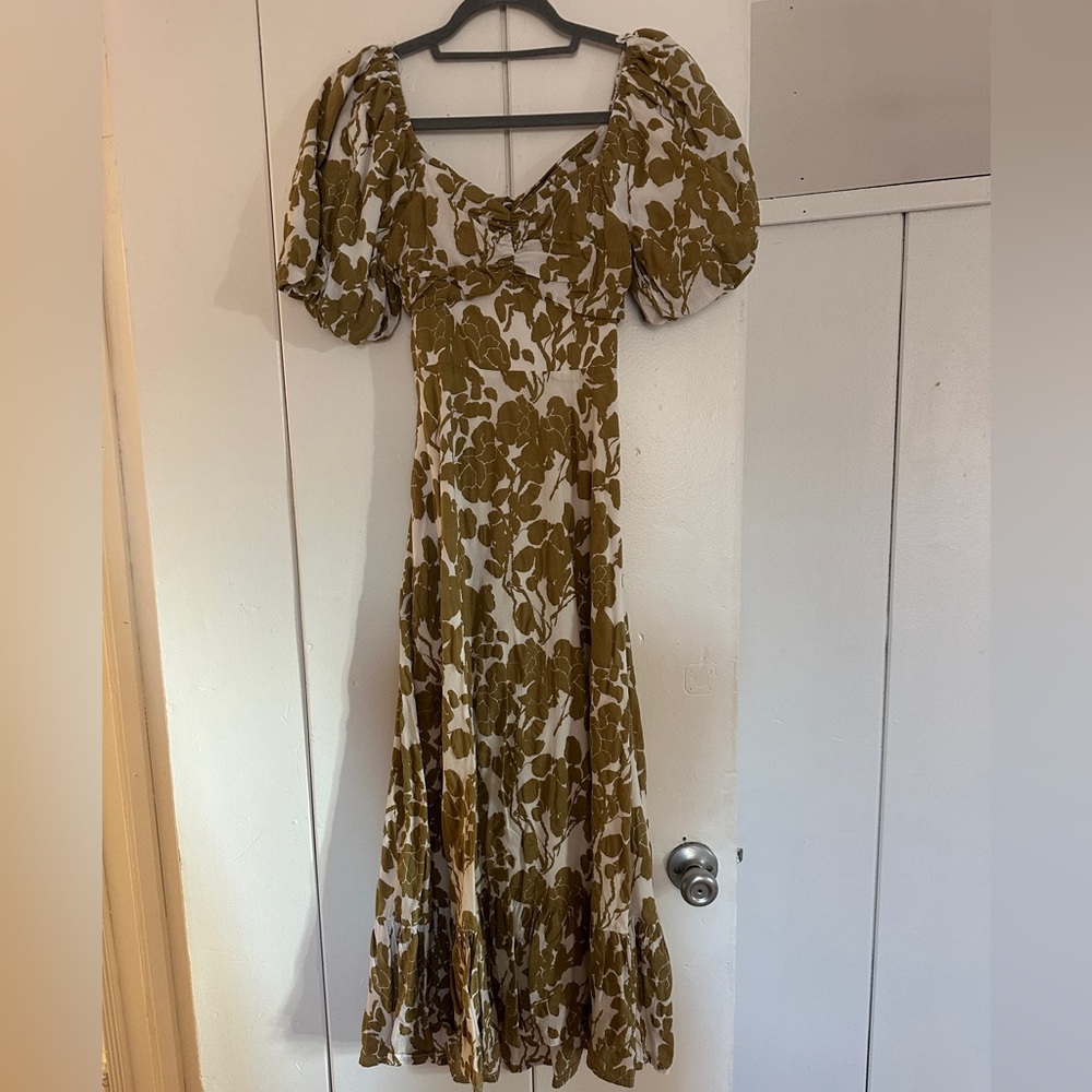 English Factory Floral Print Maxi dress XS